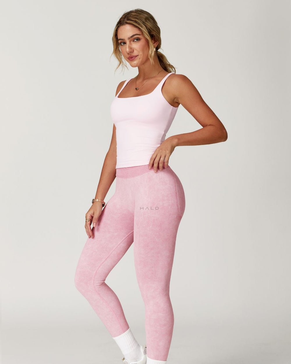 Rose Blossom Seamless Legging pink