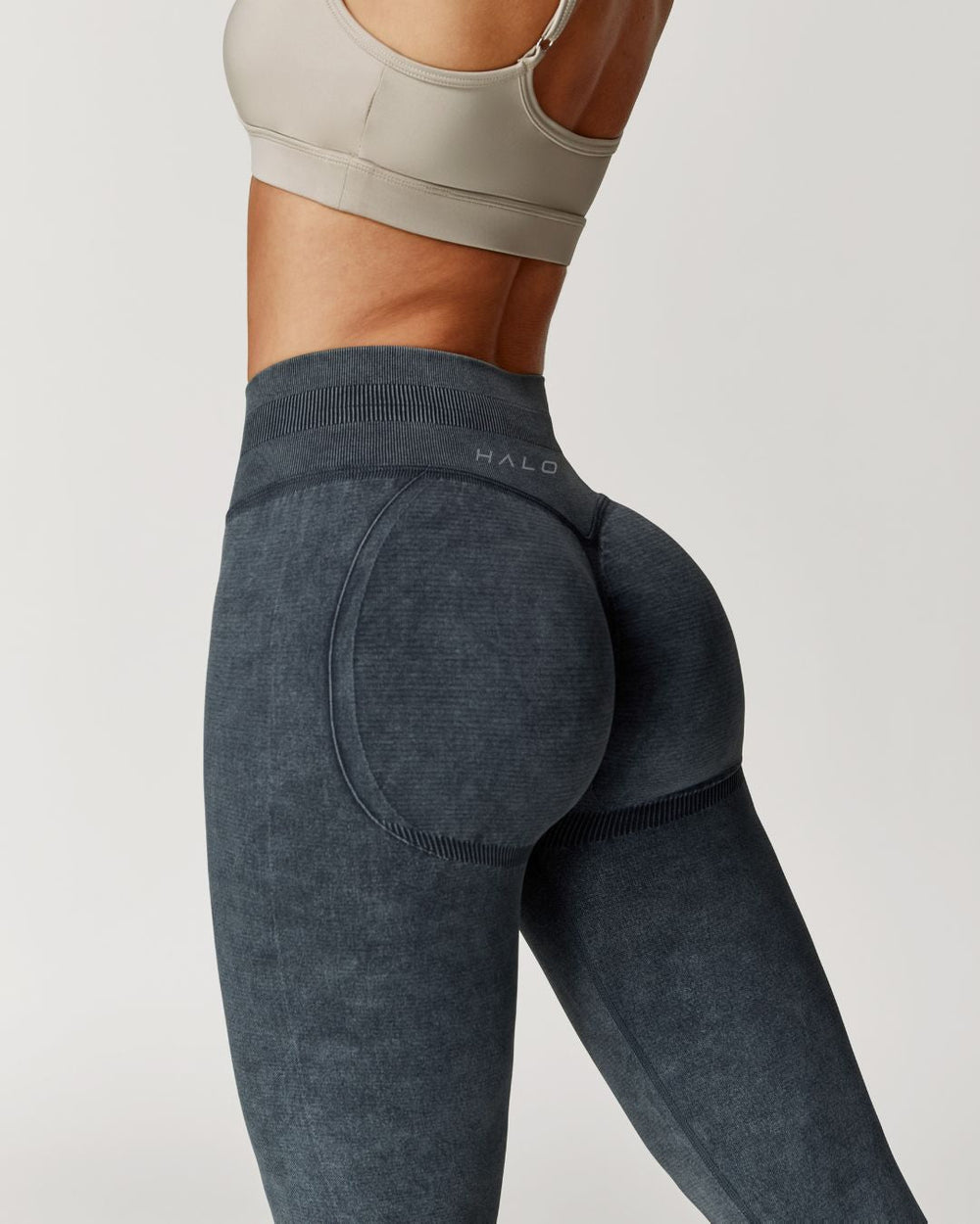 Rose Blossom Seamless Legging Midnight grey