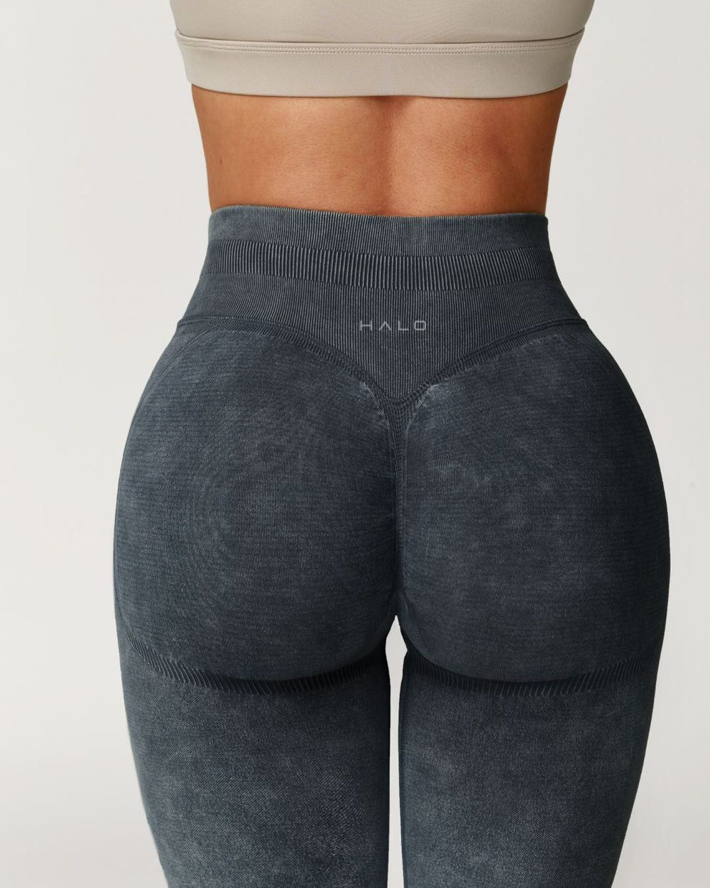Rose Blossom Seamless Legging Midnight grey