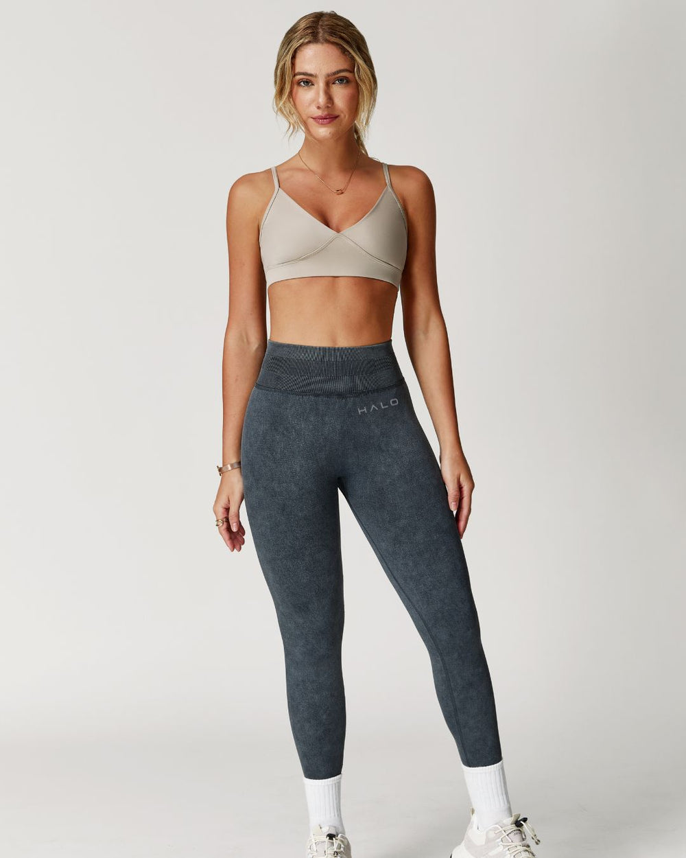 Rose Blossom Seamless Legging Midnight grey