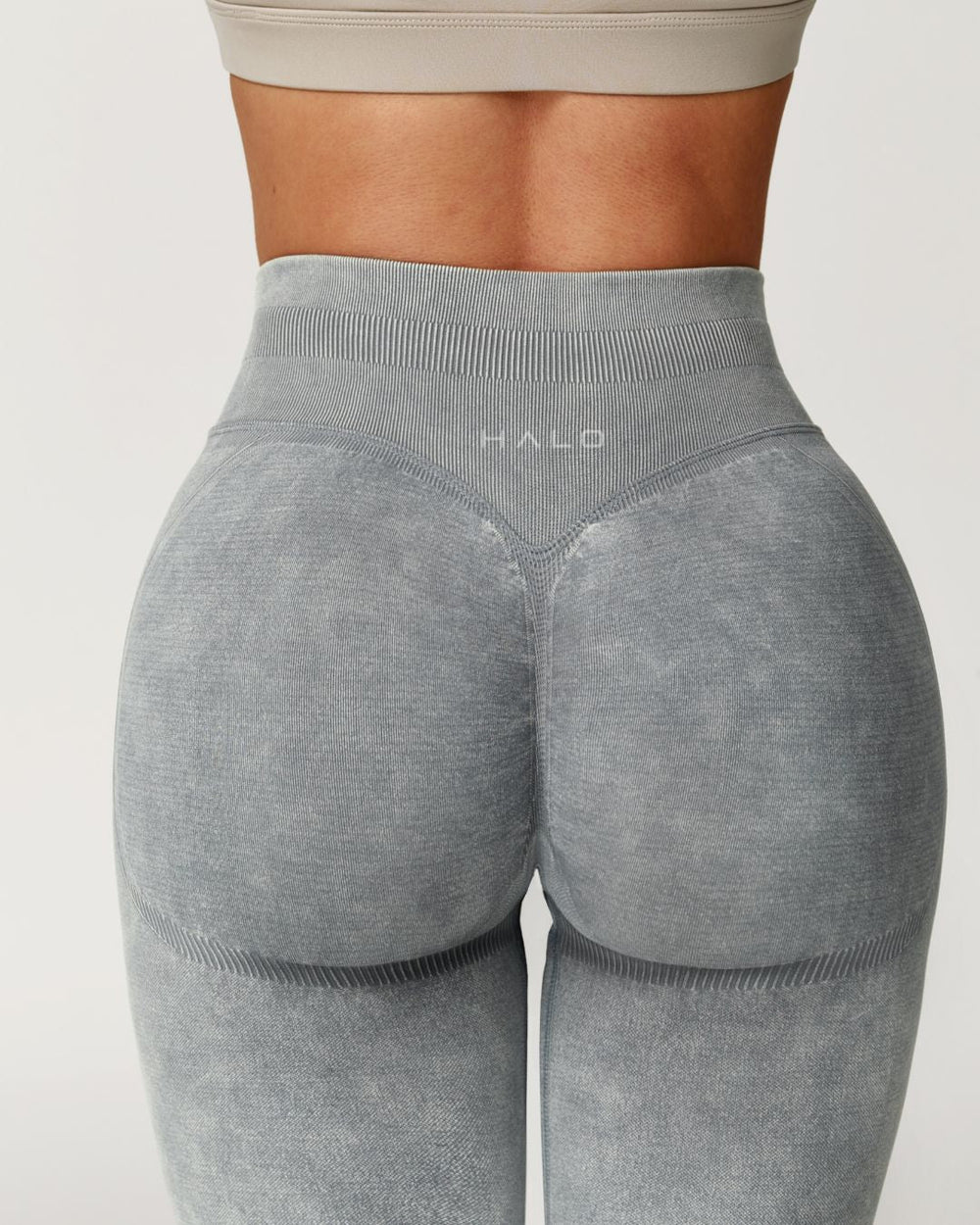 Rose Blossom Seamless Legging grey