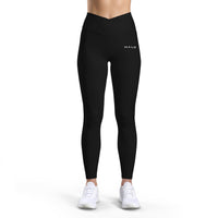 Cross waisted legging