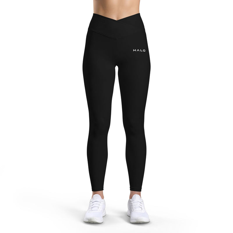 Cross waisted legging